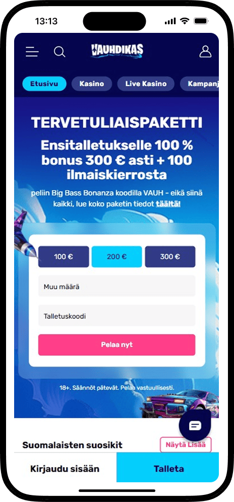 vauhdikas homepage